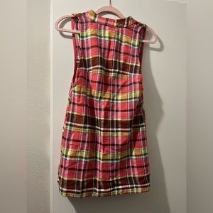 Free People Plaid Mini Dress